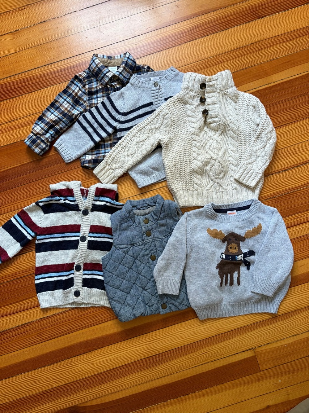 Boys Fall/Winter Sweater Bundle - Gymboree & BabyGap 12-18M